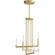 Luster LED Aged Brass Chandelier Ceiling Light