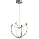 Utopia LED 21 inch Satin Nickel Pendant Ceiling Light