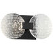 Axiom 2 Light 13 inch Black Wall Sconce Wall Light