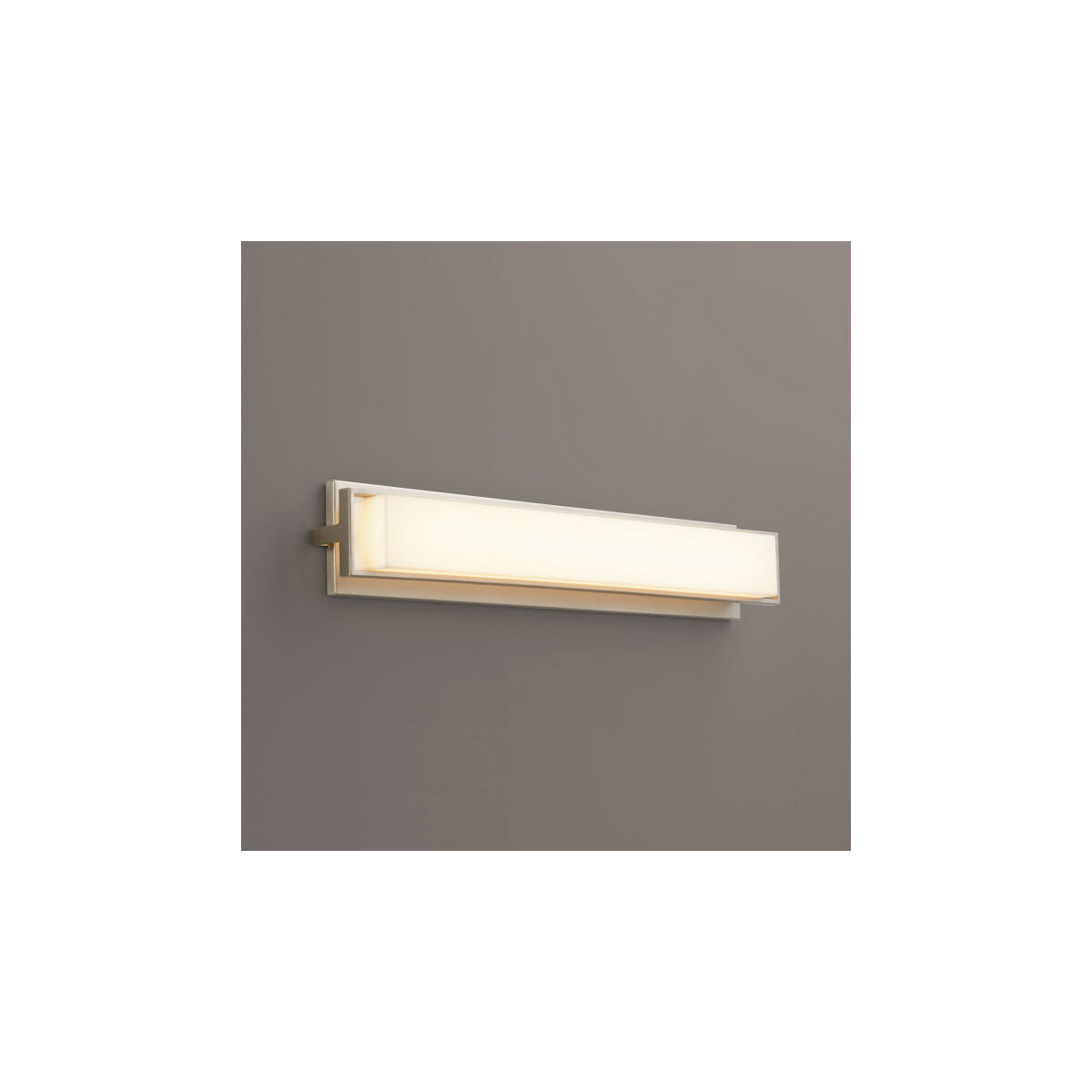 Plato 1 Light 27 inch Satin Nickel Vanity Light Wall Light