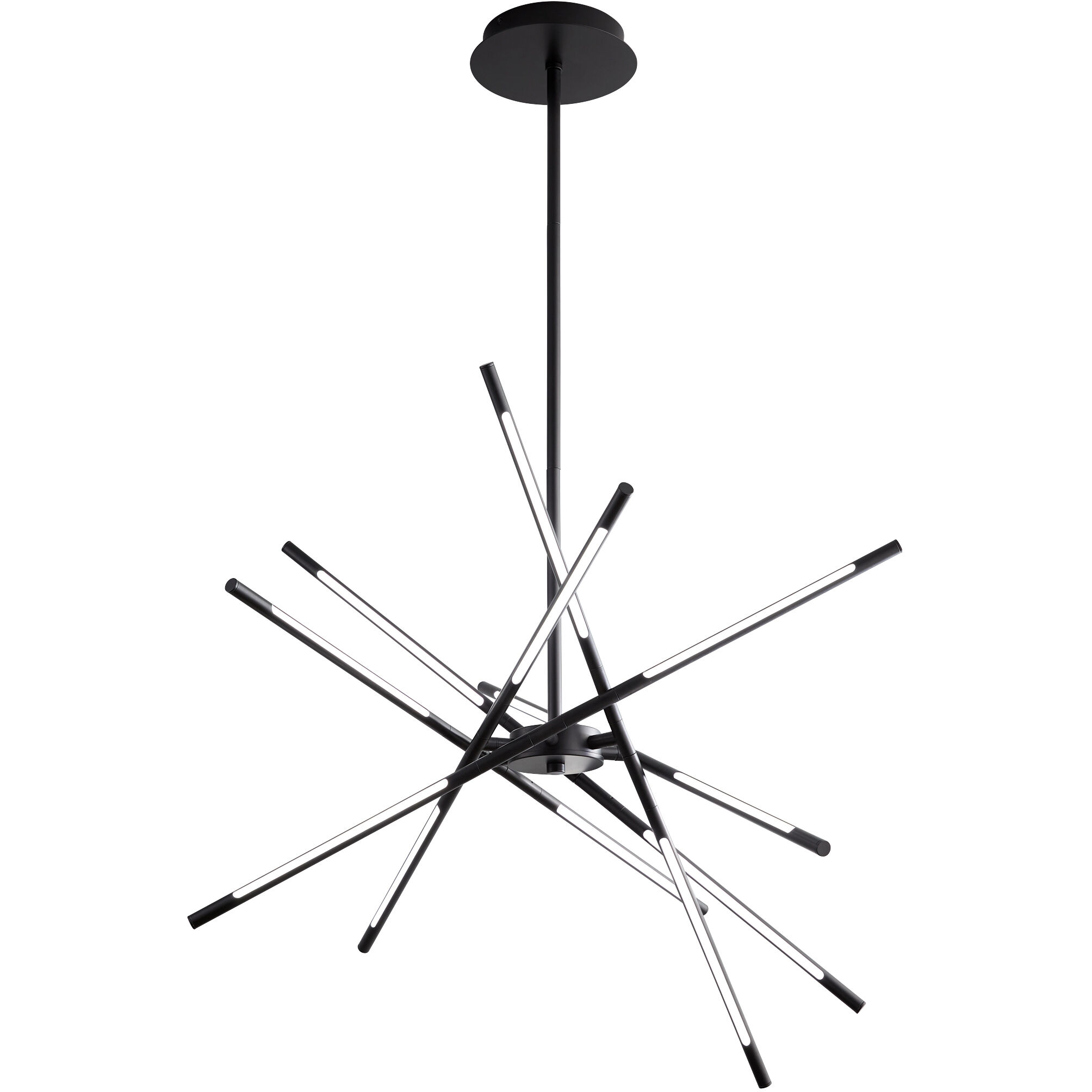 Palillos LED 33.47 inch Black Pendant Ceiling Light