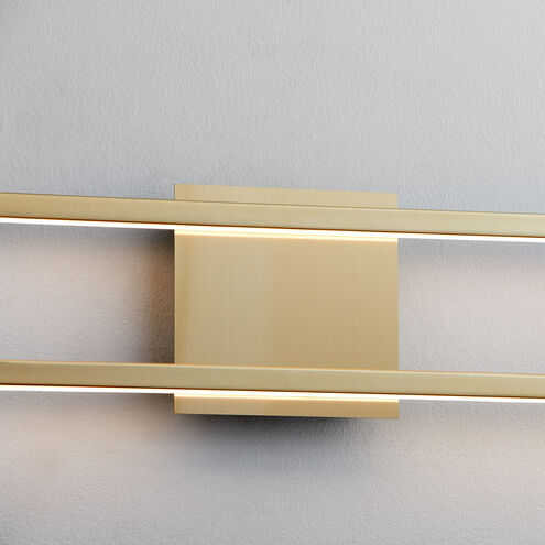 Xanni LED 25 inch Aged Brass Vanity Light Wall Light
