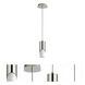 Ellipse LED 3 inch Polished Nickel Pendant Ceiling Light