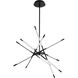 Palillos LED 33.47 inch Black Pendant Ceiling Light