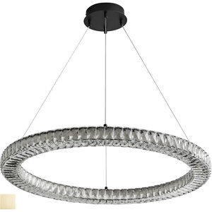 elan LED 32 inch Aged Brass Pendant Ceiling Light