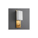 Epoch 1 Light 5 inch Aged Brass Sconce Wall Light