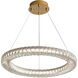 elan LED 24 inch Aged Brass Pendant Ceiling Light