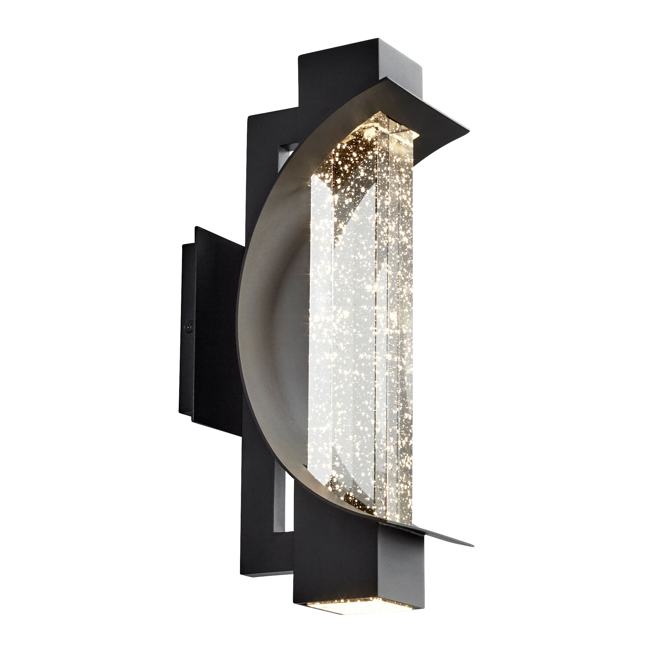 Albedo 1 Light 14 inch Black Outdoor Wall Sconce