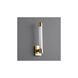 Zenith LED 4 inch Aged Brass Sconce Wall Light