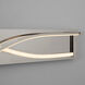 Hyperion 2 Light 34 inch Polished Nickel Vanity Light Wall Light