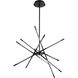Palillos LED 33.47 inch Black Pendant Ceiling Light