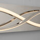 Hyperion 2 Light 22 inch Polished Nickel Vanity Light Wall Light