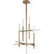 Atlantis LED 27 inch Aged Brass Pendant Ceiling Light
