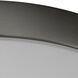 Zuri LED 11 inch Satin Nickel Flush Mount Ceiling Light