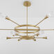 Sperano 60 inch Aged Brass Chandelier Ceiling Light