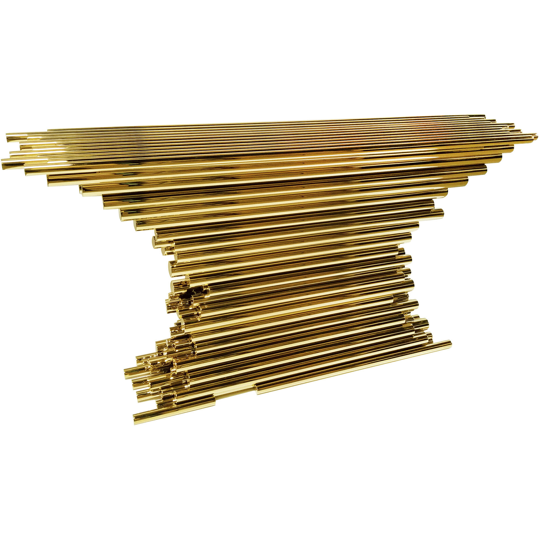 Canada 58 X 16 inch Gold Console Table