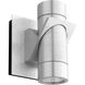 Razzo LED 6 inch Brushed Aluminum Outdoor Wall Sconce