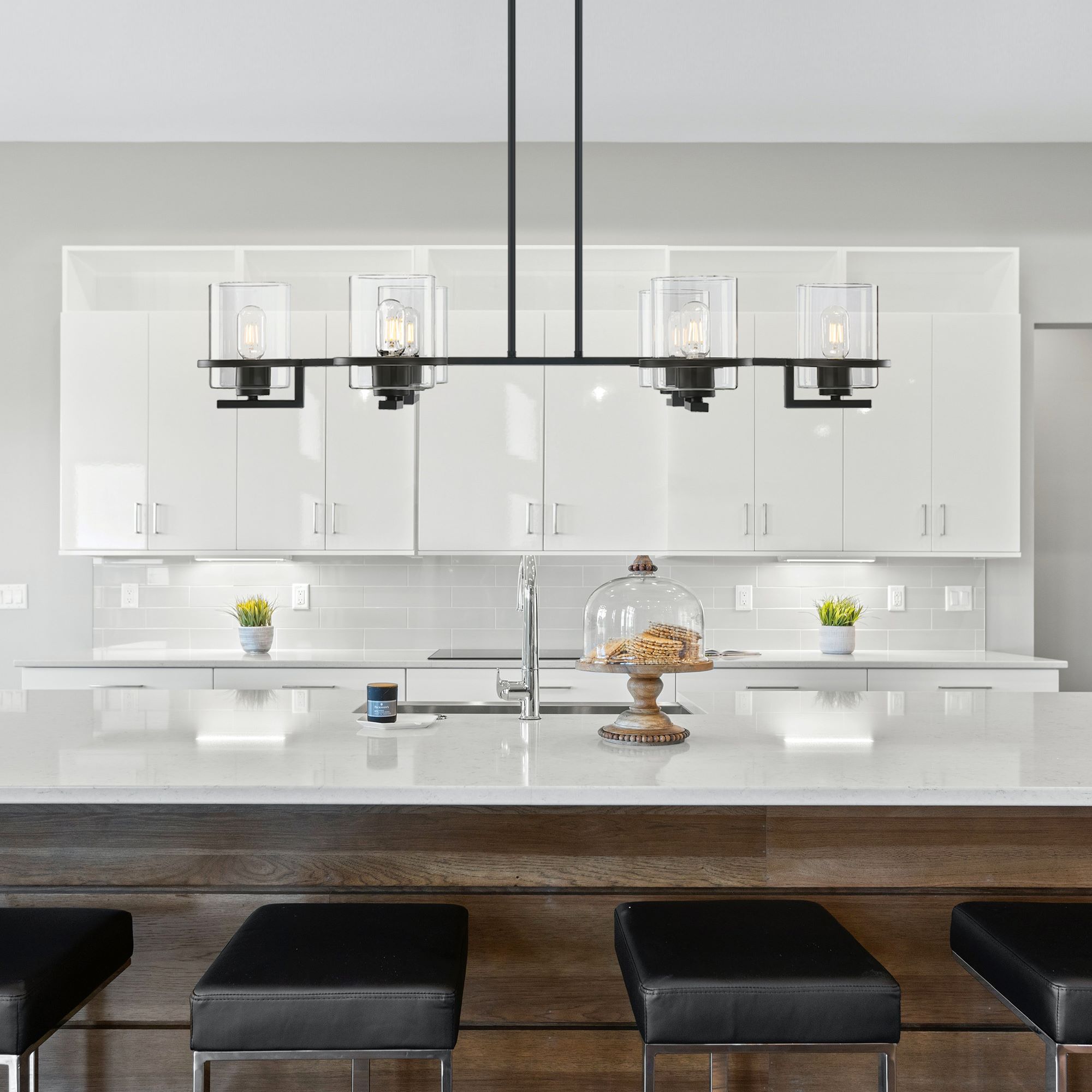 Halo 6 Light 41.00 inch Chandelier