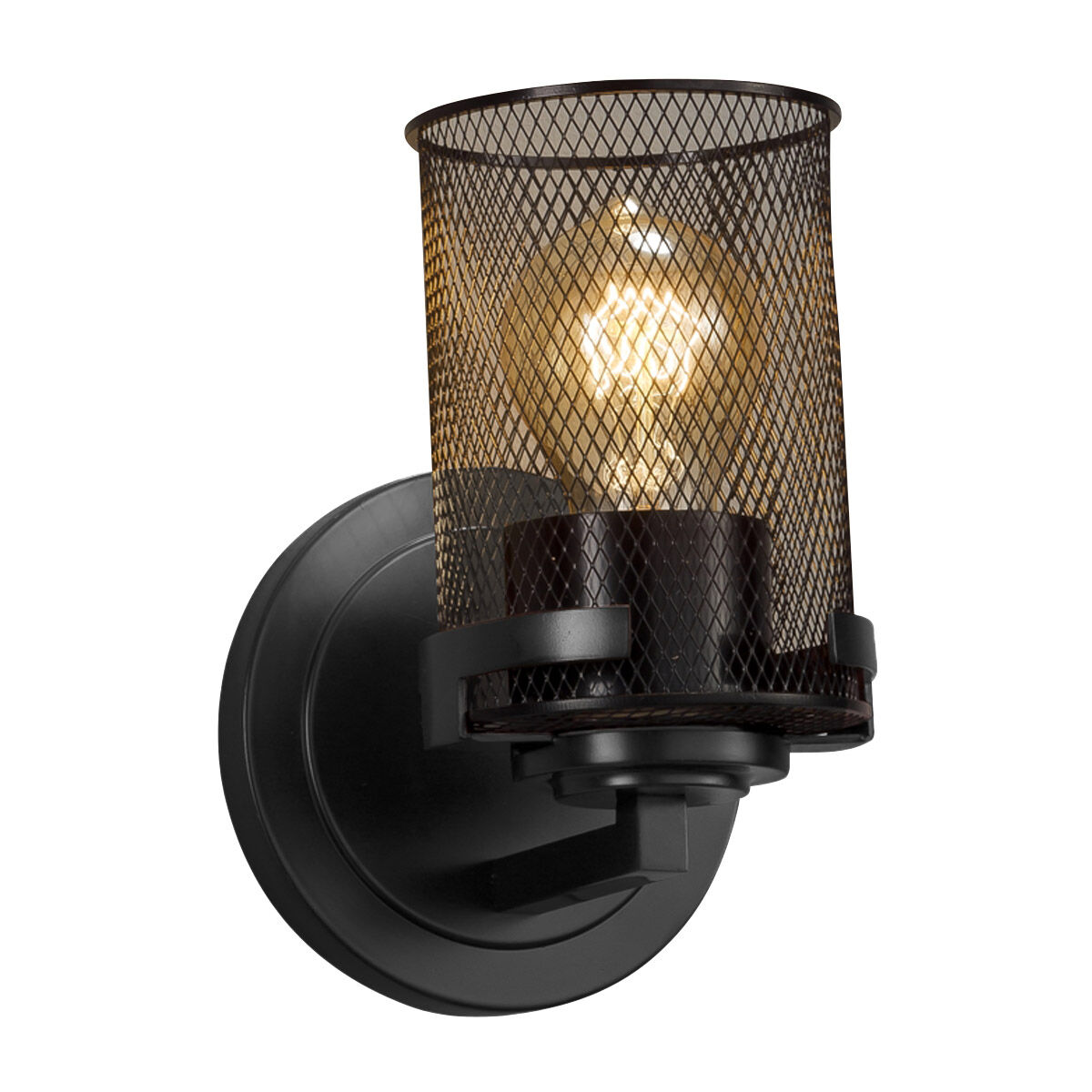 Wire Mesh 1 Light 5.00 inch Wall Sconce