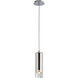 Gratis 1 Light 3.75 inch Polished Chrome Pendant Ceiling Light
