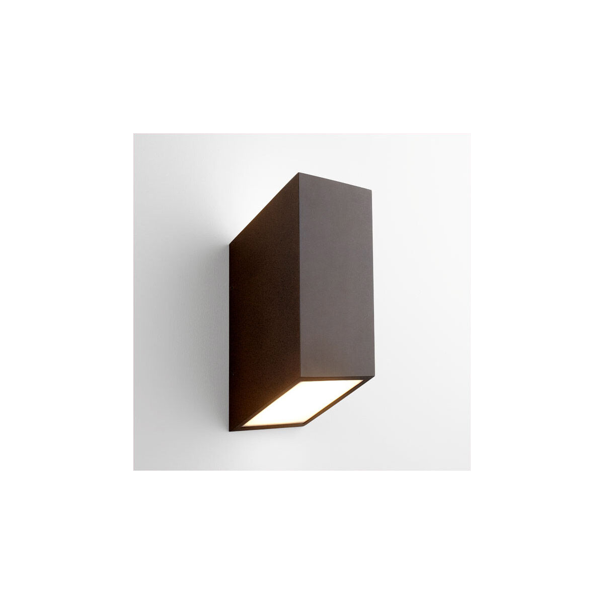 Uno 2 Light 14 inch Oiled Bronze Outdoor Wall Sconce