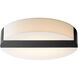 Aurora 1 Light 13.5 inch Black Flush Mount Ceiling Light