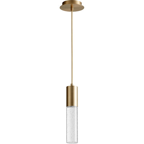 Spirit LED 3 inch Aged Brass Pendant Ceiling Light