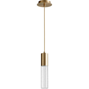Spirit LED 3 inch Aged Brass Pendant Ceiling Light