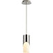 Ellipse LED 4 inch Polished Nickel Pendant Ceiling Light