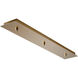 Canopy Kit Aged Brass Linear Pendant Canopy, 3 Light