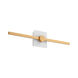 Zora 1 Light 21 inch White/Industrial Brass Vanity Light Wall Light