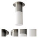Pilar LED 6 inch Satin Nickel Flush Mount Ceiling Light