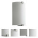 Siren 1 Light 8 inch Satin Nickel Sconce Wall Light