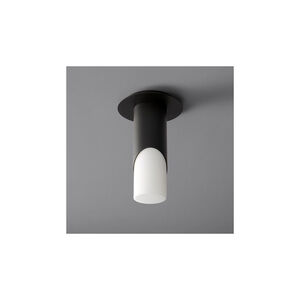 Ellipse LED 6 inch Black Flush Mount Ceiling Light