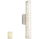elan 1 Light 20 inch Aged Brass Vanity Light Wall Light
