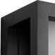 Aperto LED 12 inch Black Outdoor Wall Sconce 