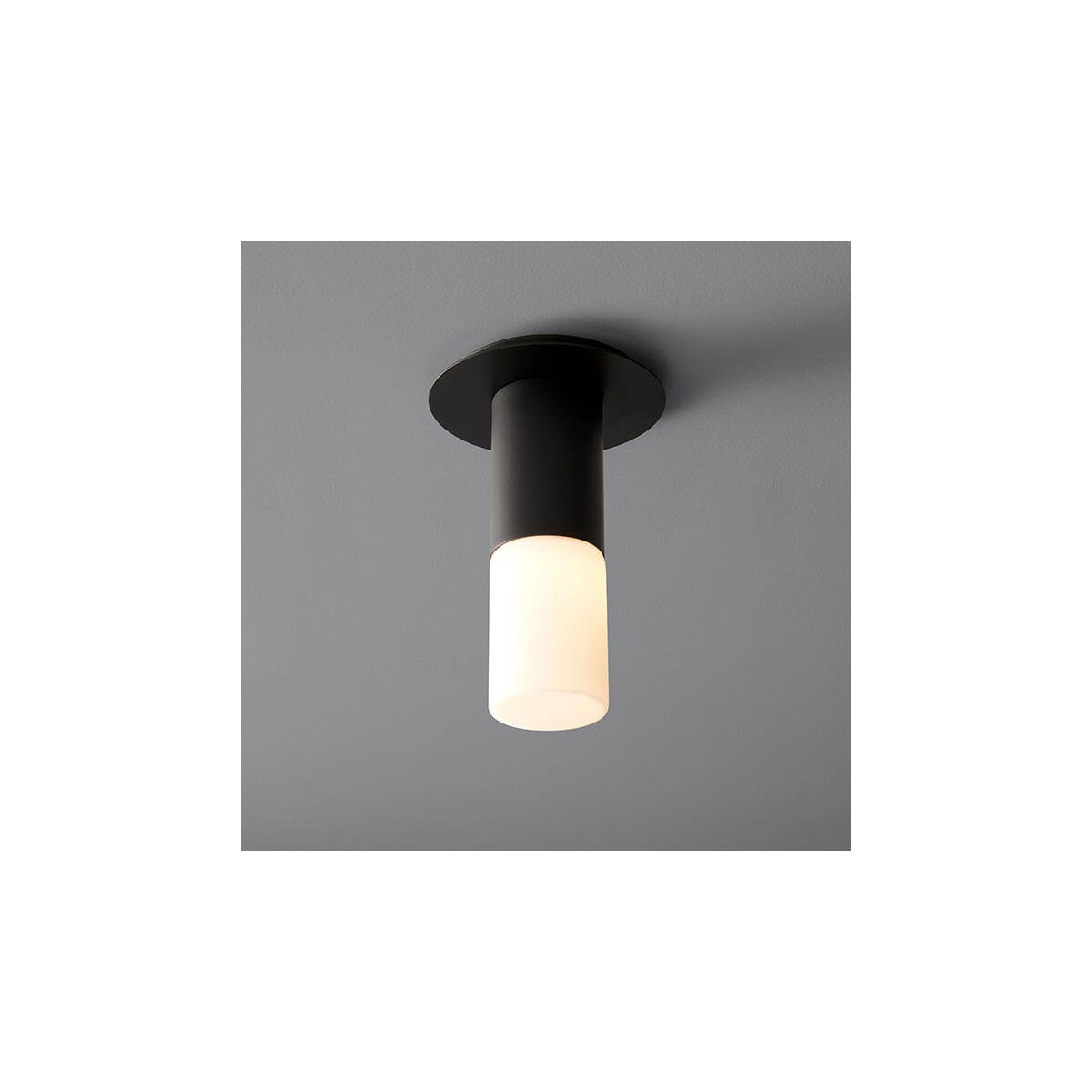 Pilar LED 6 inch Black Flush Mount Ceiling Light