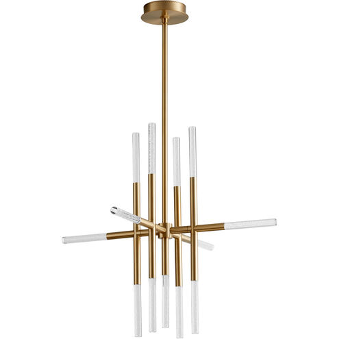 Moxy LED 32 inch Aged Brass Pendant Ceiling Light