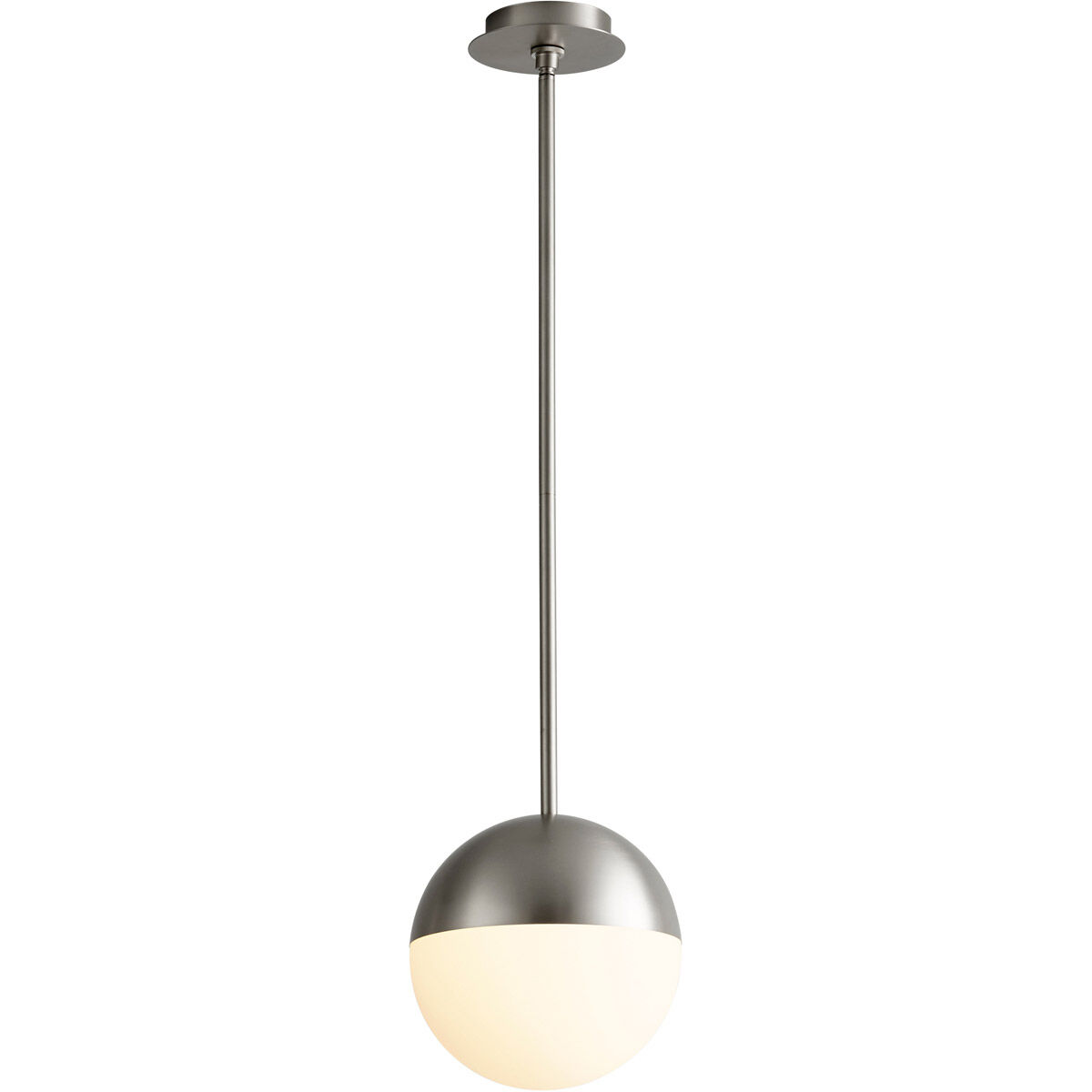 Mondo LED 10 inch Satin Nickel Pendant Ceiling Light