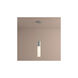Magnum 1 Light 4 inch Satin Nickel Pendant Ceiling Light