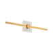 Zora 1 Light 21 inch White/Industrial Brass Vanity Light Wall Light