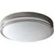 Oracle 2 Light 24 inch Satin Nickel Flush Mount Ceiling Light