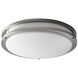 Oracle 1 Light 18 inch Satin Nickel Flush Mount Ceiling Light