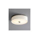 Echo 2 Light 15 inch Satin Nickel Flush Mount Ceiling Light