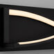 Hyperion 2 Light 22 inch Black Vanity Light Wall Light