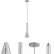 Liberty 1 Light 5 inch Polished Chrome Pendant Ceiling Light