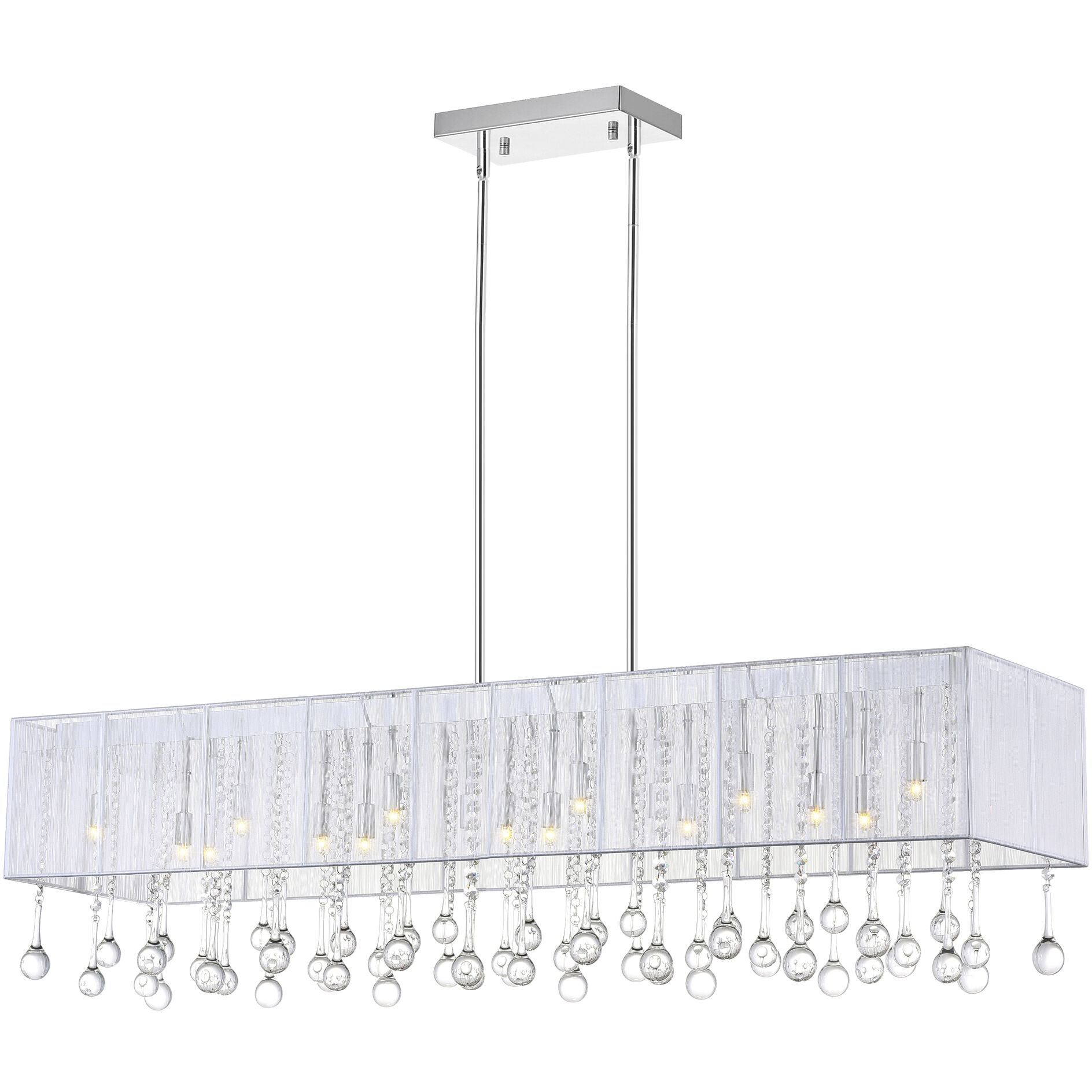 Water Drop 17 Light 13.00 inch Island Light