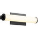 Tempus LED 19 inch Black Vanity Light Wall Light