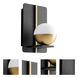 Iota 1 Light 5 inch Black/Aged Brass Sconce Wall Light