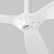 Alpha White Set of 3 Fan Blades, Fan Sold Separately